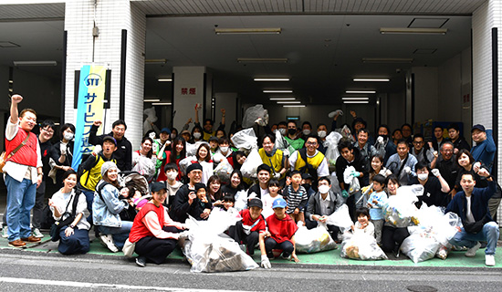 たくさんのごみを獲ったぞ～！